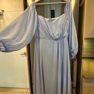 Dessy Collection Vivian Diamond Evening Gown